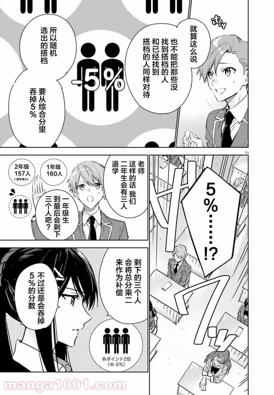 《欢迎来到实力至上主义的教室 2年级篇》漫画最新章节第1话免费下拉式在线观看章节第【28】张图片