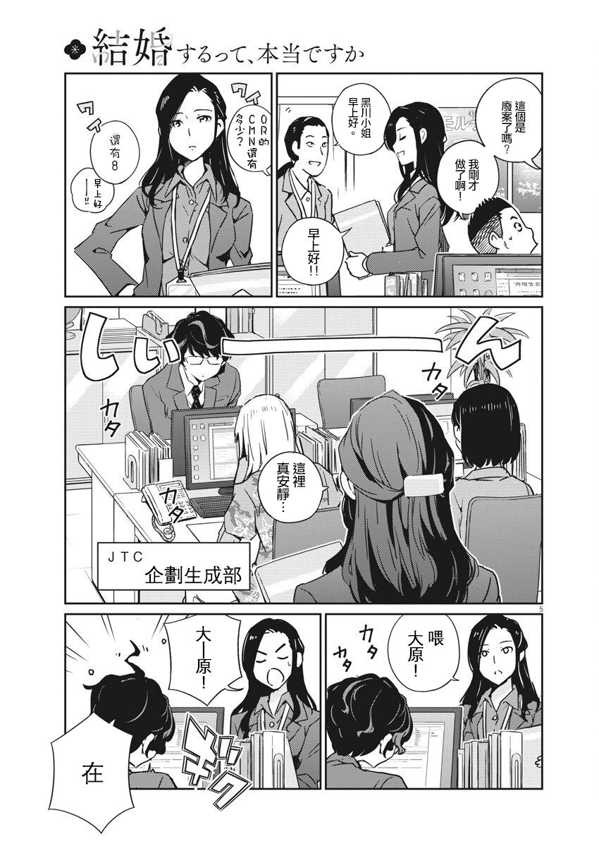 《真的要结婚吗？》漫画最新章节第1话免费下拉式在线观看章节第【4】张图片