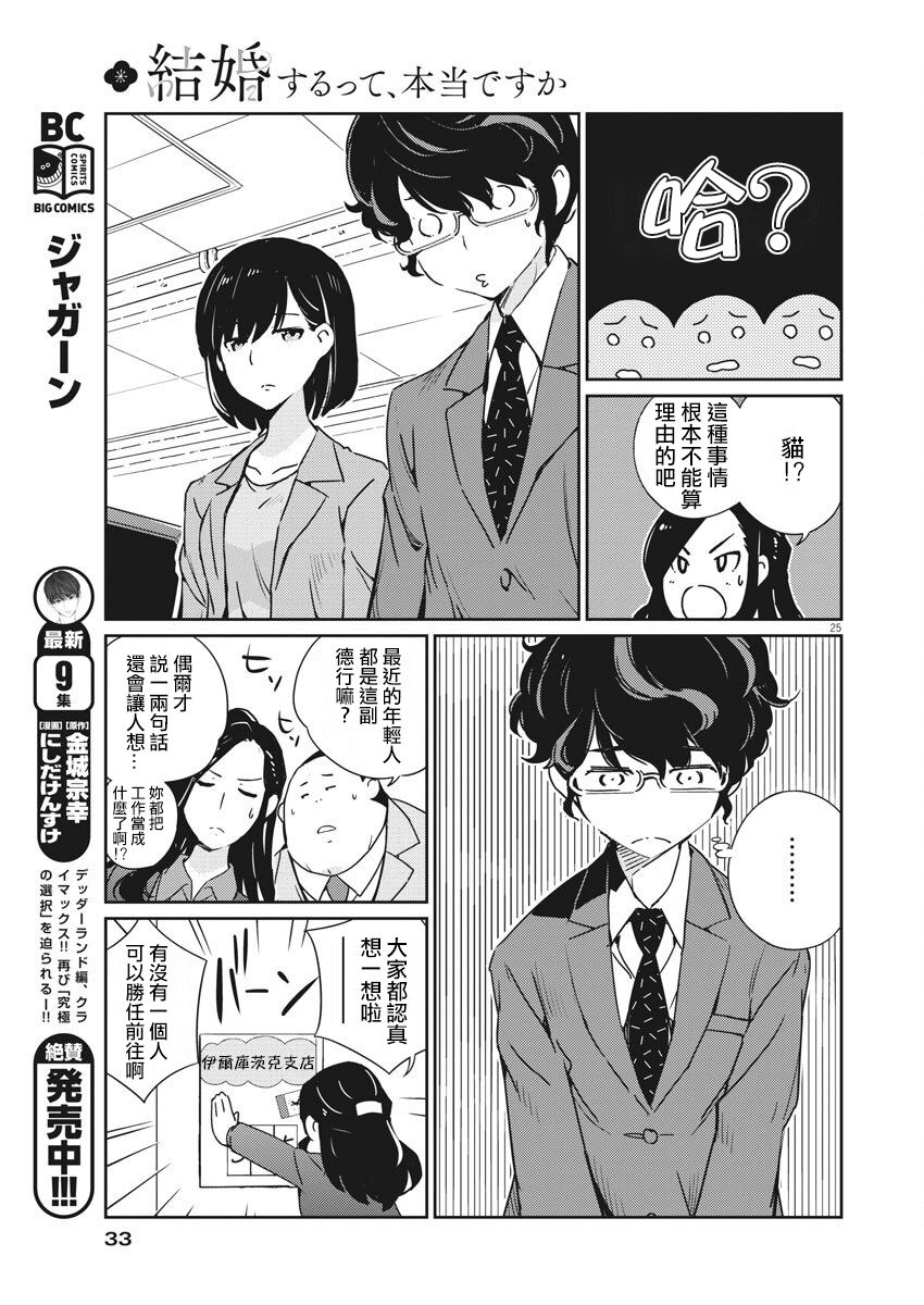 《真的要结婚吗？》漫画最新章节第1话免费下拉式在线观看章节第【24】张图片