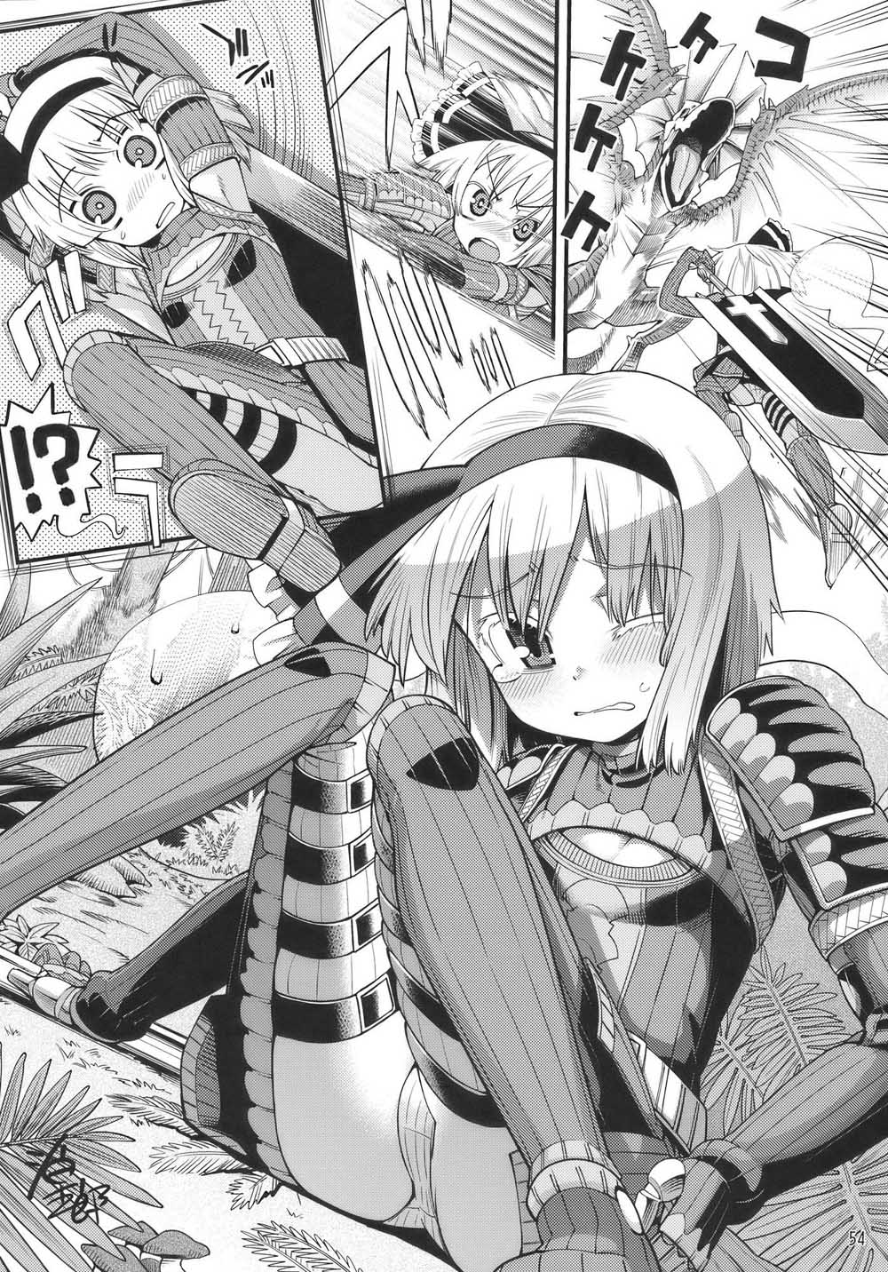 《怪物猎人妖妖梦》漫画最新章节第1话免费下拉式在线观看章节第【54】张图片