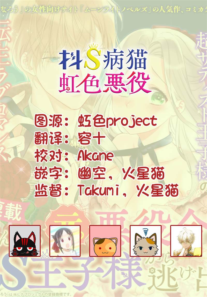 《走投无路的前恶役千金想从抖s王子身边逃脱》漫画最新章节第7话免费下拉式在线观看章节第【21】张图片