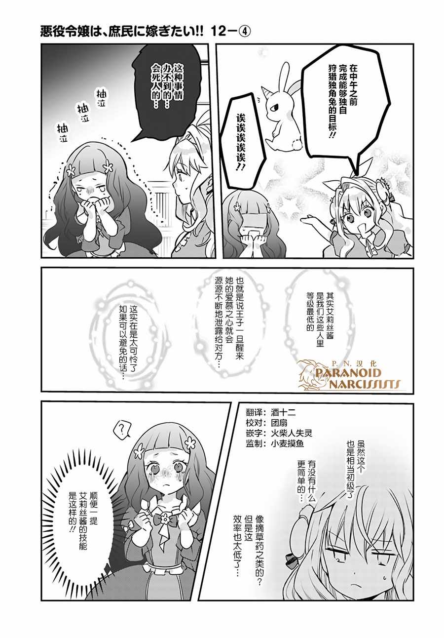 《恶役大小姐要嫁给庶民！！》漫画最新章节第4话免费下拉式在线观看章节第【1】张图片