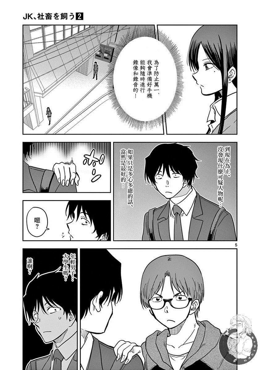 《JK饲养社畜》漫画最新章节第22话 护卫犬免费下拉式在线观看章节第【6】张图片