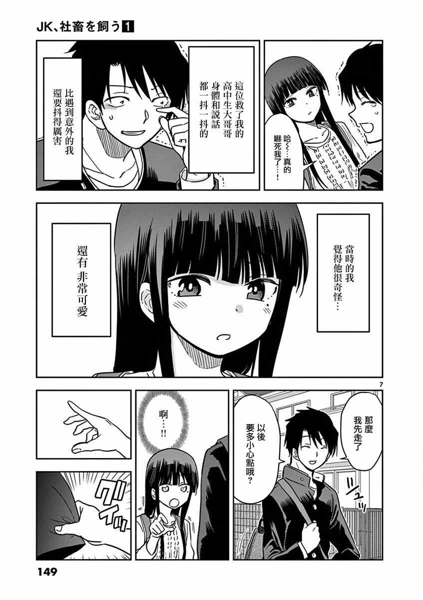 《JK饲养社畜》漫画最新章节第10话免费下拉式在线观看章节第【7】张图片