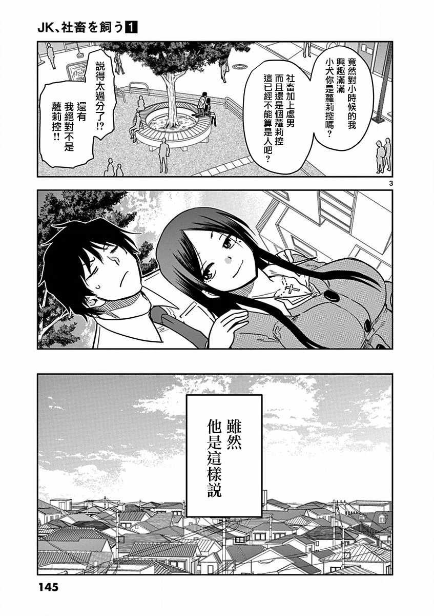 《JK饲养社畜》漫画最新章节第10话免费下拉式在线观看章节第【3】张图片