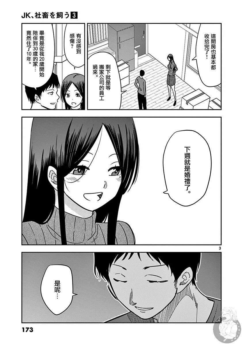 《JK饲养社畜》漫画最新章节第37话 我和小犬免费下拉式在线观看章节第【4】张图片