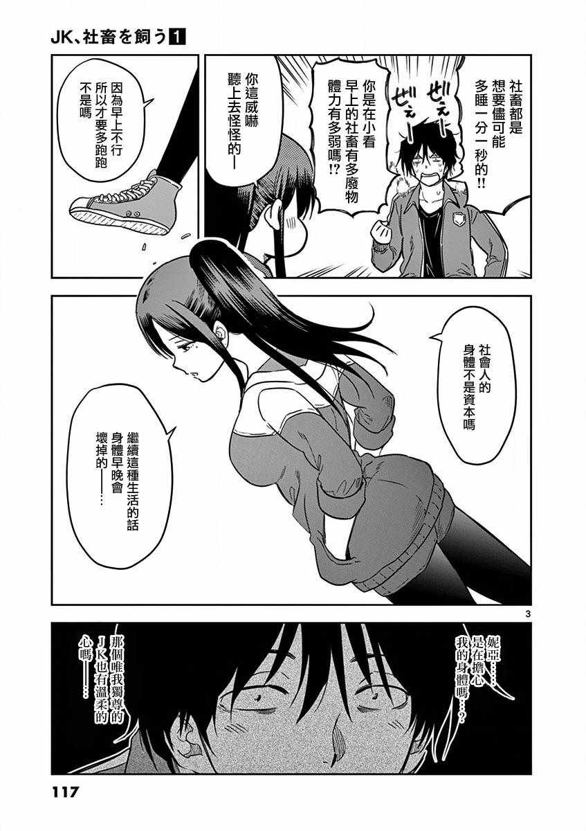 《JK饲养社畜》漫画最新章节第8话免费下拉式在线观看章节第【3】张图片