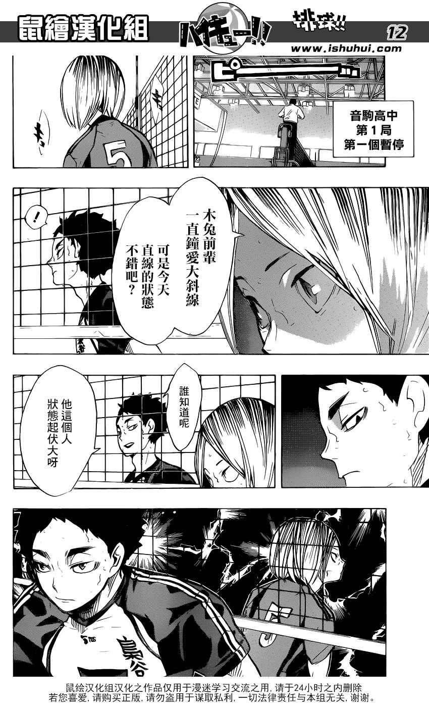 《排球少年!!》漫画最新章节第192话免费下拉式在线观看章节第【12】张图片