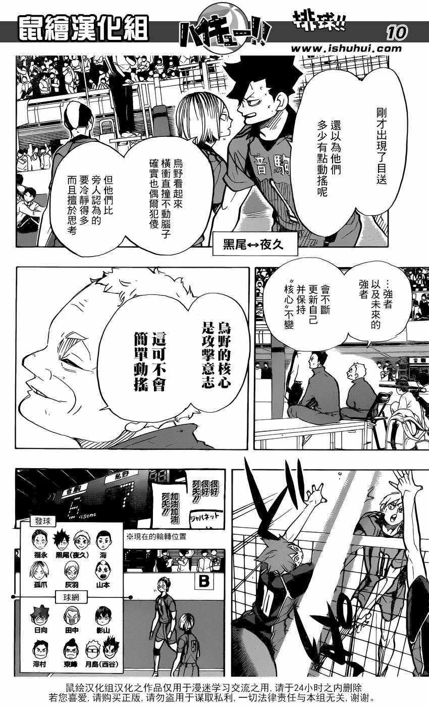 《排球少年!!》漫画最新章节第307话免费下拉式在线观看章节第【11】张图片