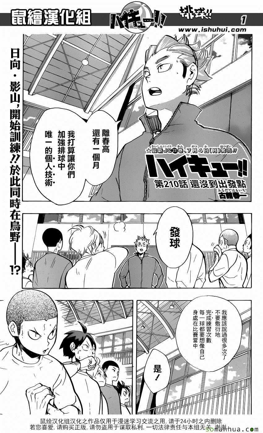 《排球少年!!》漫画最新章节第210话免费下拉式在线观看章节第【1】张图片