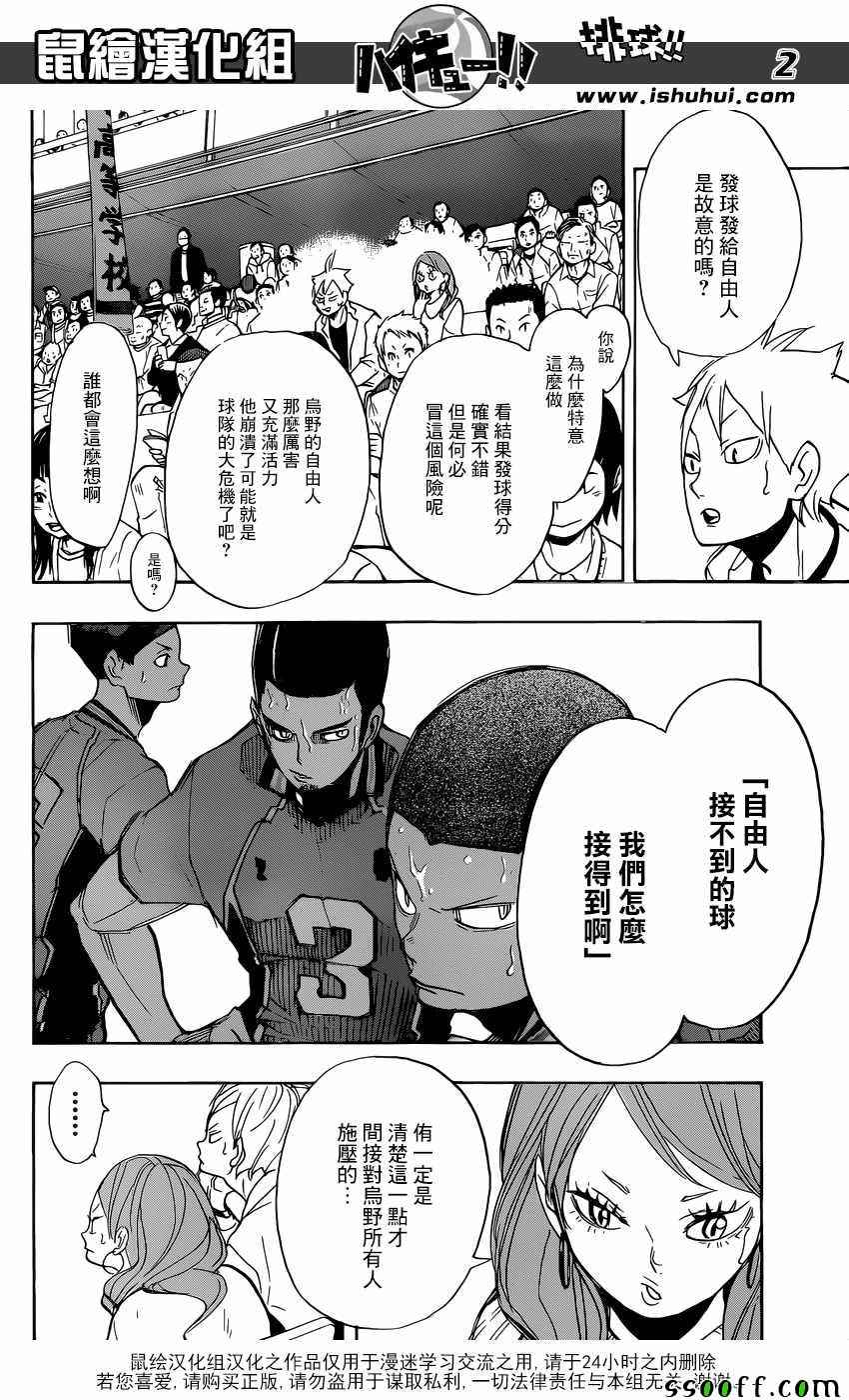 《排球少年!!》漫画最新章节第270话免费下拉式在线观看章节第【2】张图片