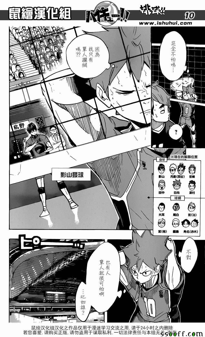 《排球少年!!》漫画最新章节第258话免费下拉式在线观看章节第【10】张图片