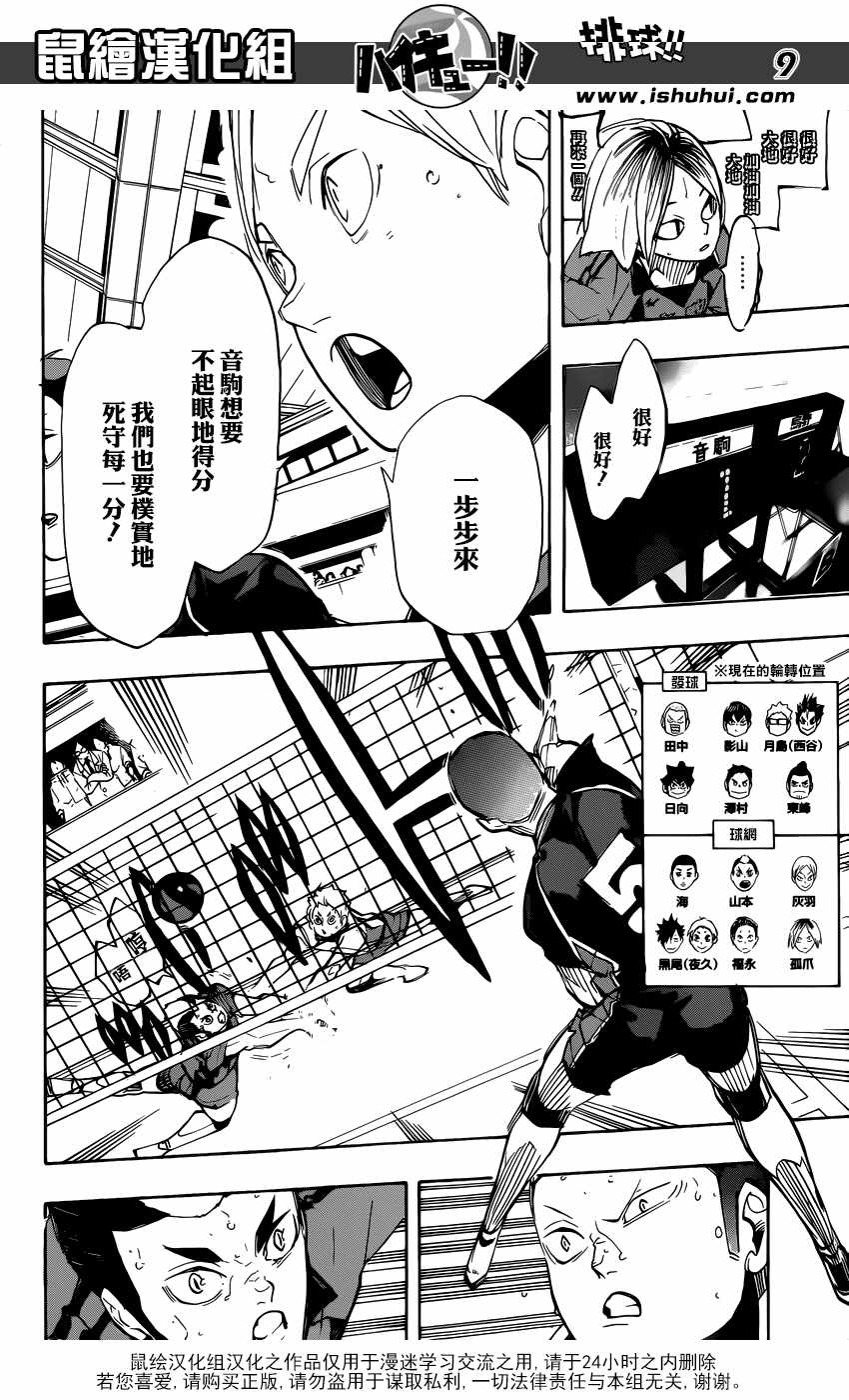 《排球少年!!》漫画最新章节第306话免费下拉式在线观看章节第【10】张图片