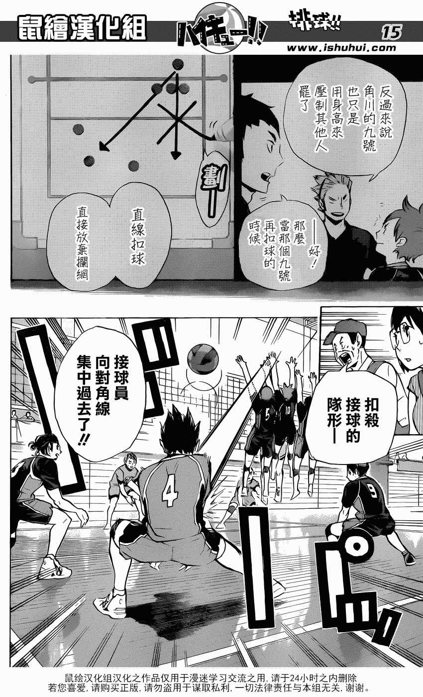 《排球少年!!》漫画最新章节第103话免费下拉式在线观看章节第【15】张图片