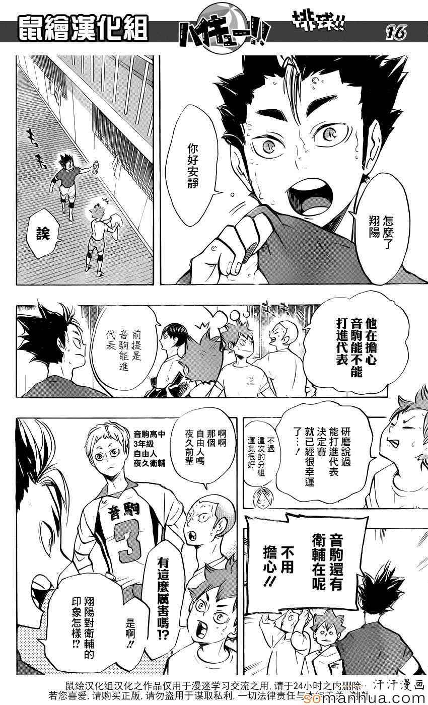 《排球少年!!》漫画最新章节第191话免费下拉式在线观看章节第【15】张图片