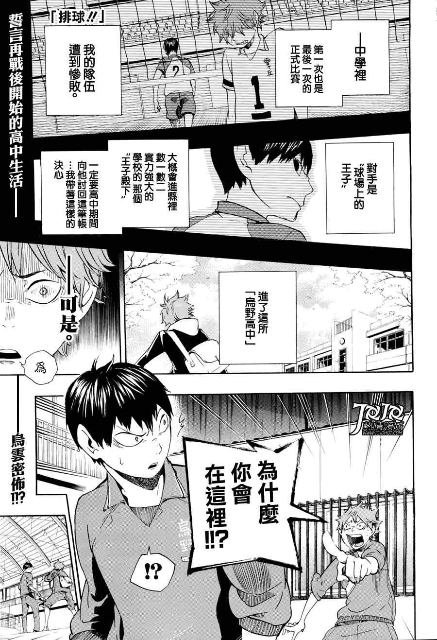 《排球少年!!》漫画最新章节第2话免费下拉式在线观看章节第【2】张图片