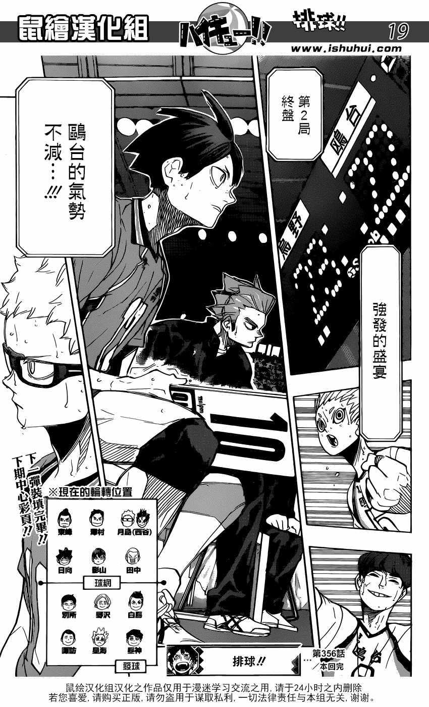 《排球少年!!》漫画最新章节第356话免费下拉式在线观看章节第【17】张图片