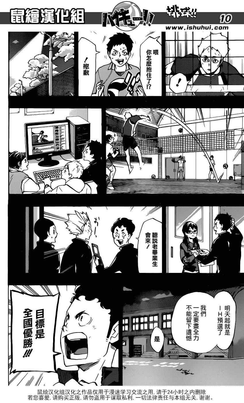 《排球少年!!》漫画最新章节第149话免费下拉式在线观看章节第【10】张图片