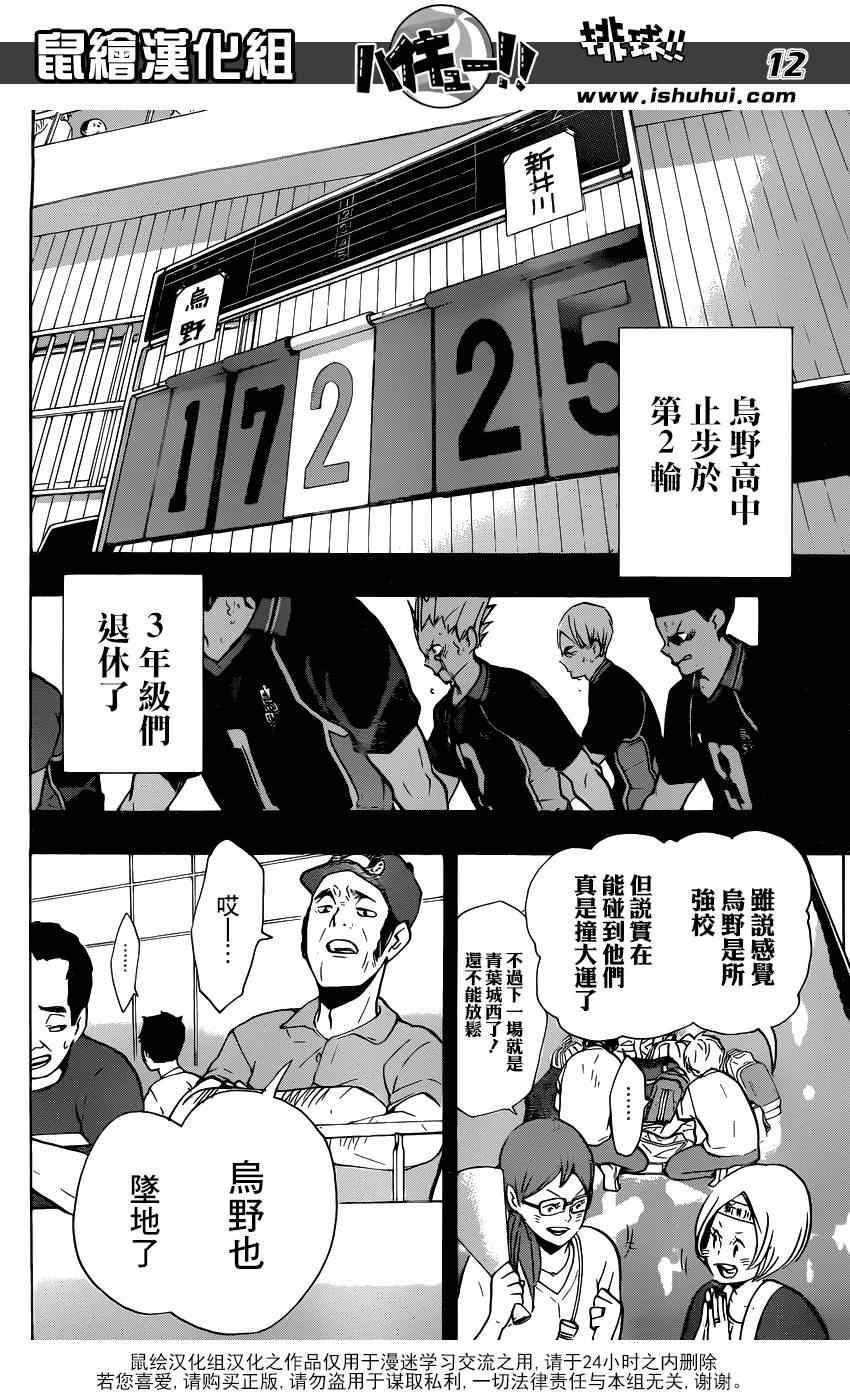 《排球少年!!》漫画最新章节第149话免费下拉式在线观看章节第【12】张图片