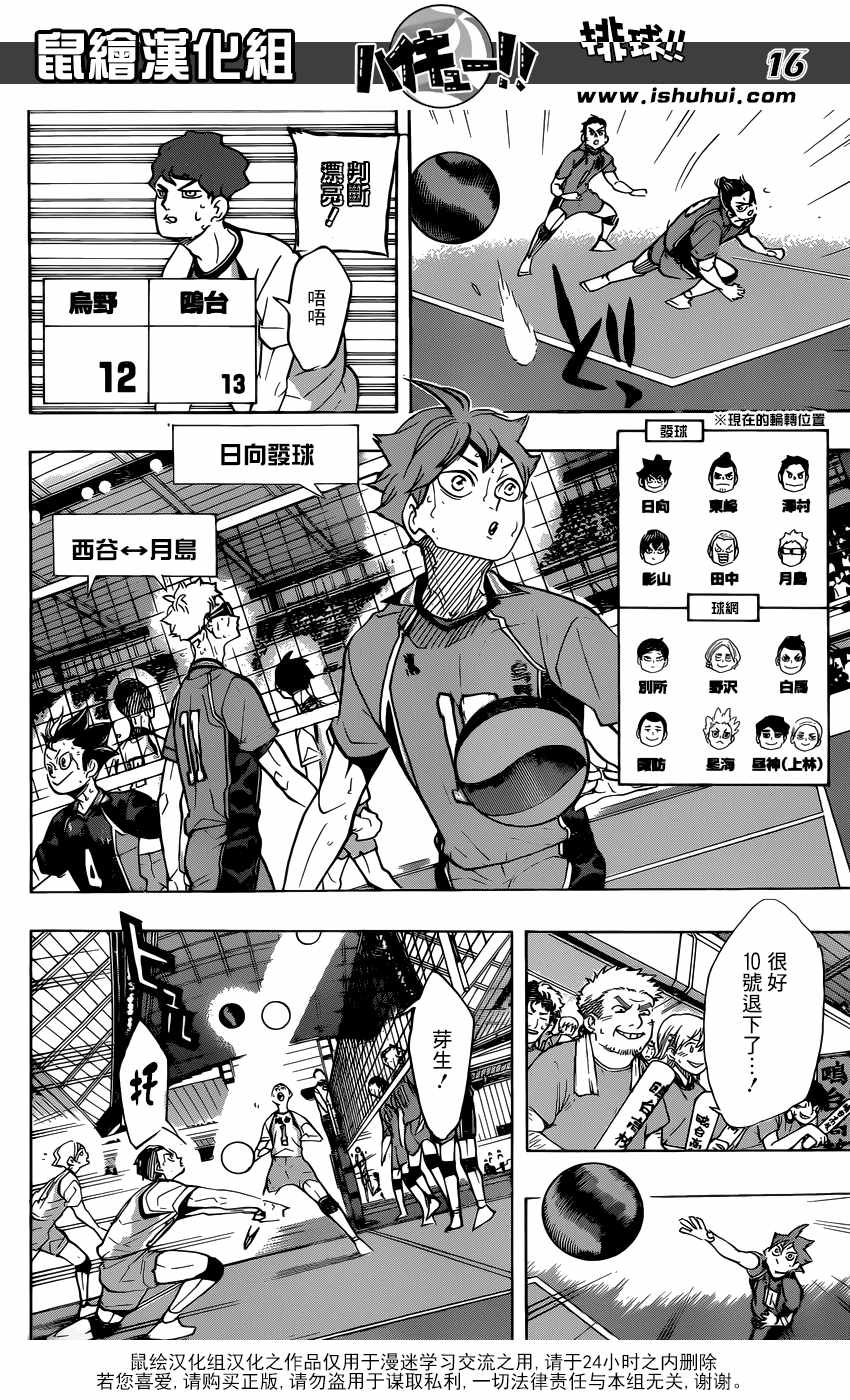 《排球少年!!》漫画最新章节第349话免费下拉式在线观看章节第【17】张图片