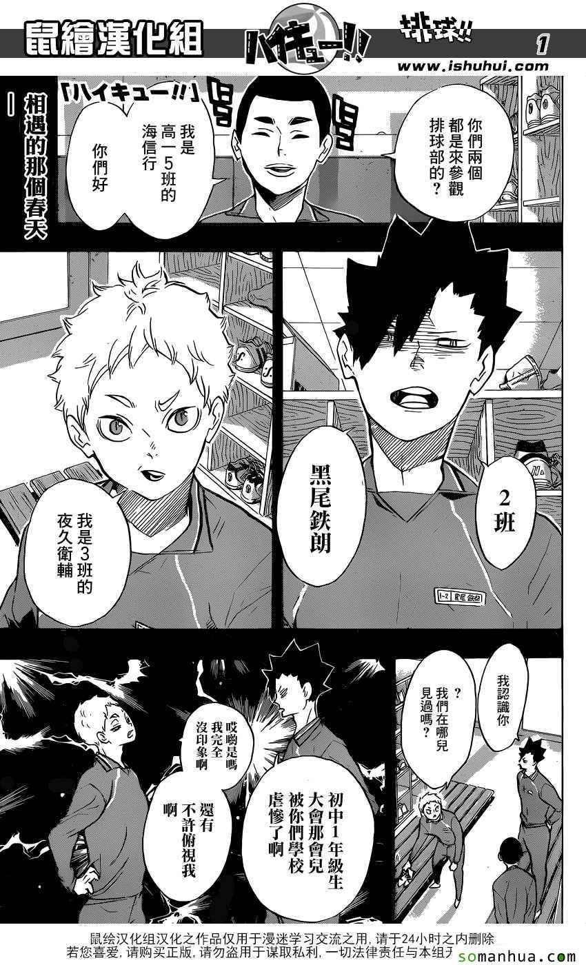 《排球少年!!》漫画最新章节第200话免费下拉式在线观看章节第【1】张图片