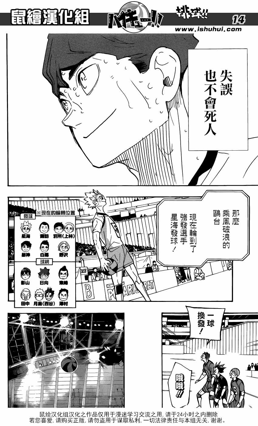 《排球少年!!》漫画最新章节第360话免费下拉式在线观看章节第【15】张图片