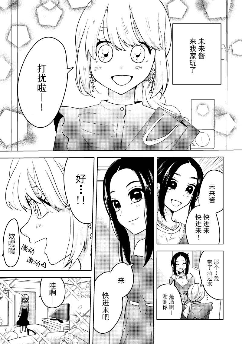 《未来酱与千寻桑》漫画最新章节第7话 恋人与初次访问免费下拉式在线观看章节第【1】张图片