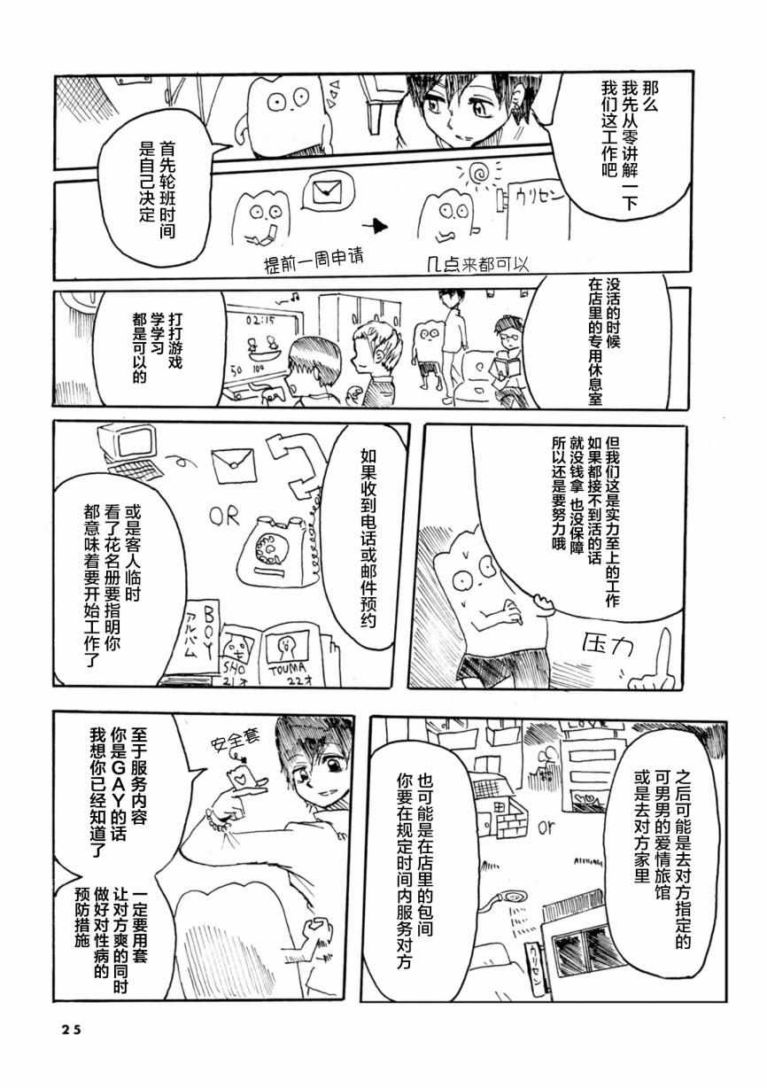 《从事GAY风俗业的mochigi 性取向就是人生》漫画最新章节第3话免费下拉式在线观看章节第【2】张图片