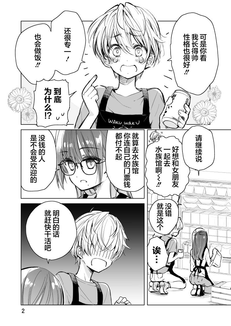 《杂货店店员小咲的日常》漫画最新章节第1话免费下拉式在线观看章节第【2】张图片