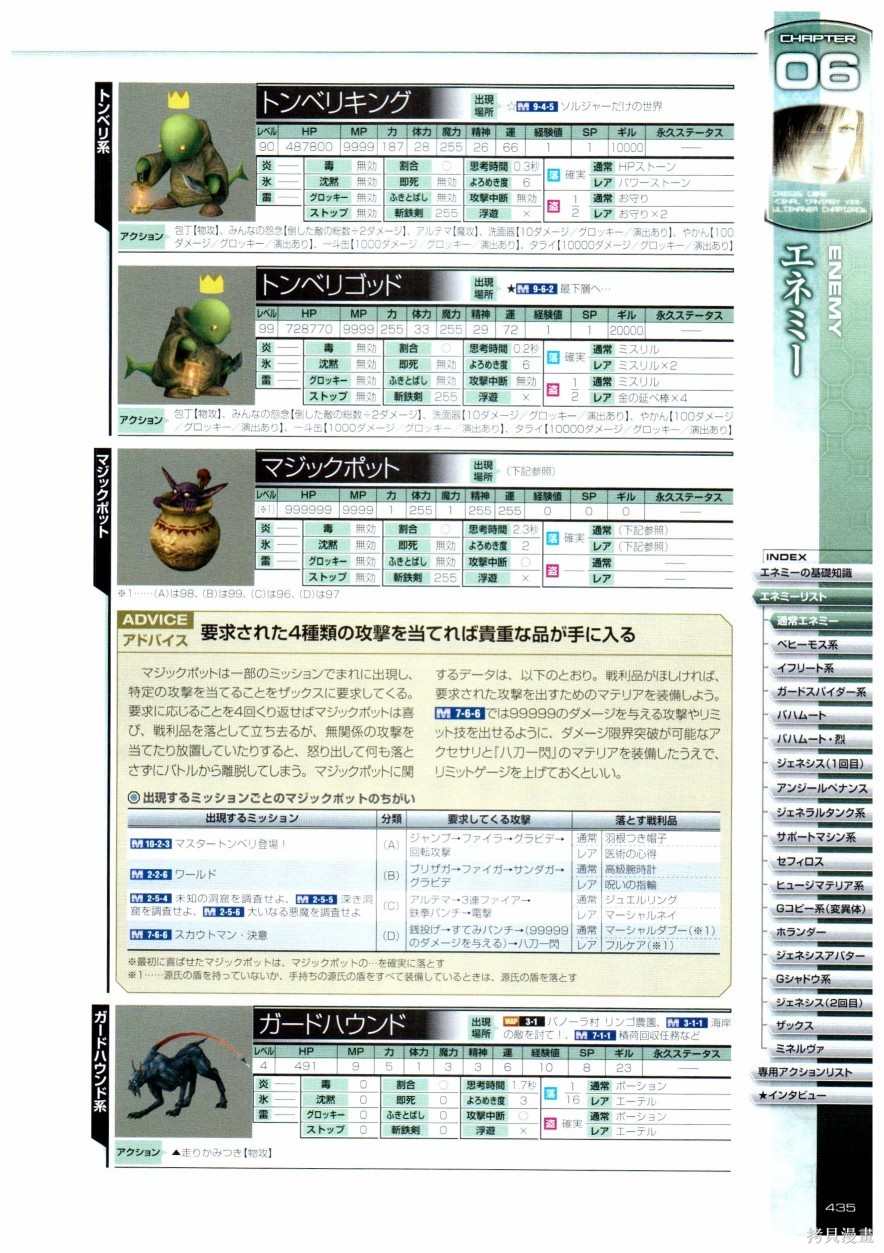 《最终幻想7系列设定集》漫画最新章节第1卷免费下拉式在线观看章节第【435】张图片