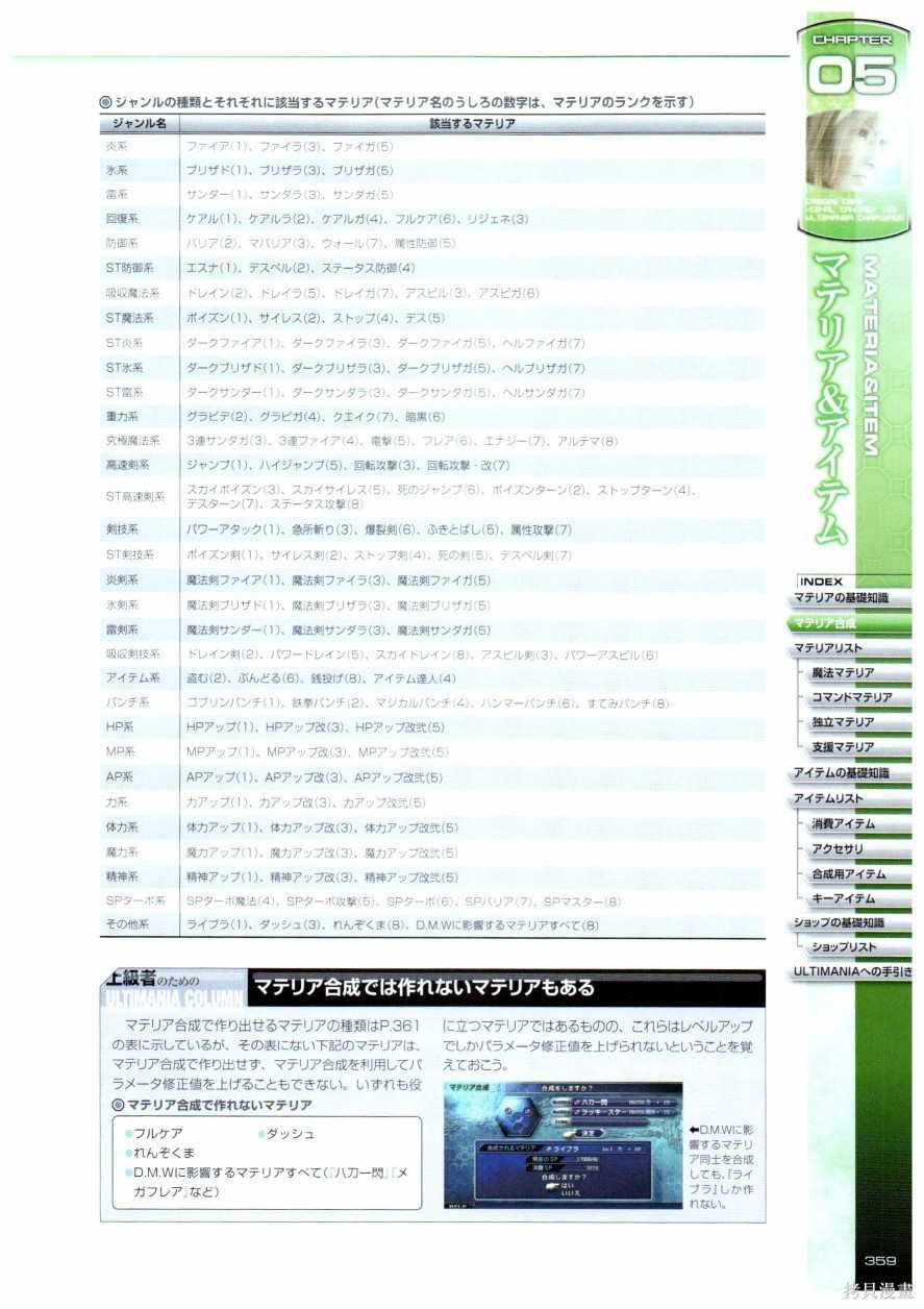 《最终幻想7系列设定集》漫画最新章节第1卷免费下拉式在线观看章节第【359】张图片