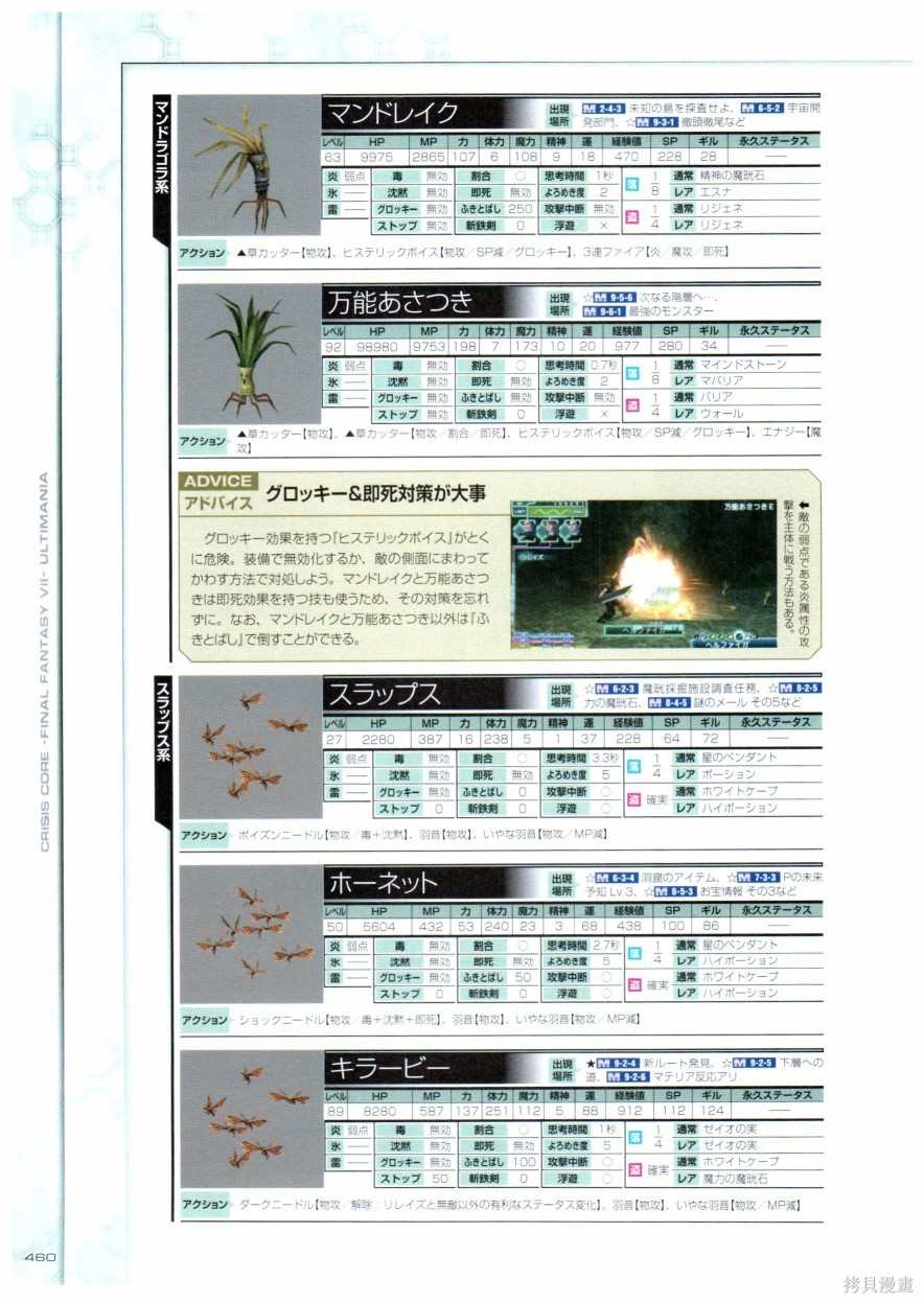 《最终幻想7系列设定集》漫画最新章节第1卷免费下拉式在线观看章节第【460】张图片