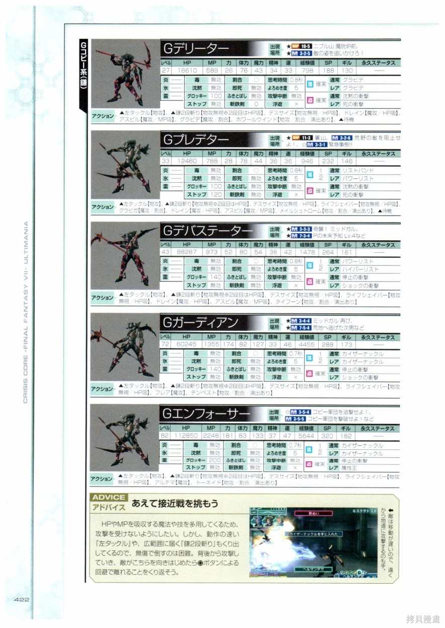 《最终幻想7系列设定集》漫画最新章节第1卷免费下拉式在线观看章节第【422】张图片