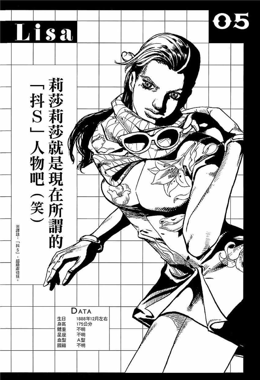 《STEEL BALL RUN》漫画最新章节奇妙冒险第08部 角色创作密话免费下拉式在线观看章节第【10】张图片