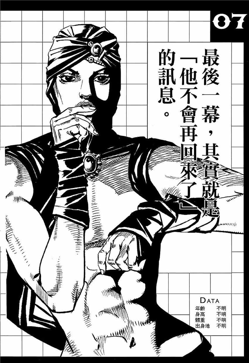 《STEEL BALL RUN》漫画最新章节奇妙冒险第08部 角色创作密话免费下拉式在线观看章节第【14】张图片