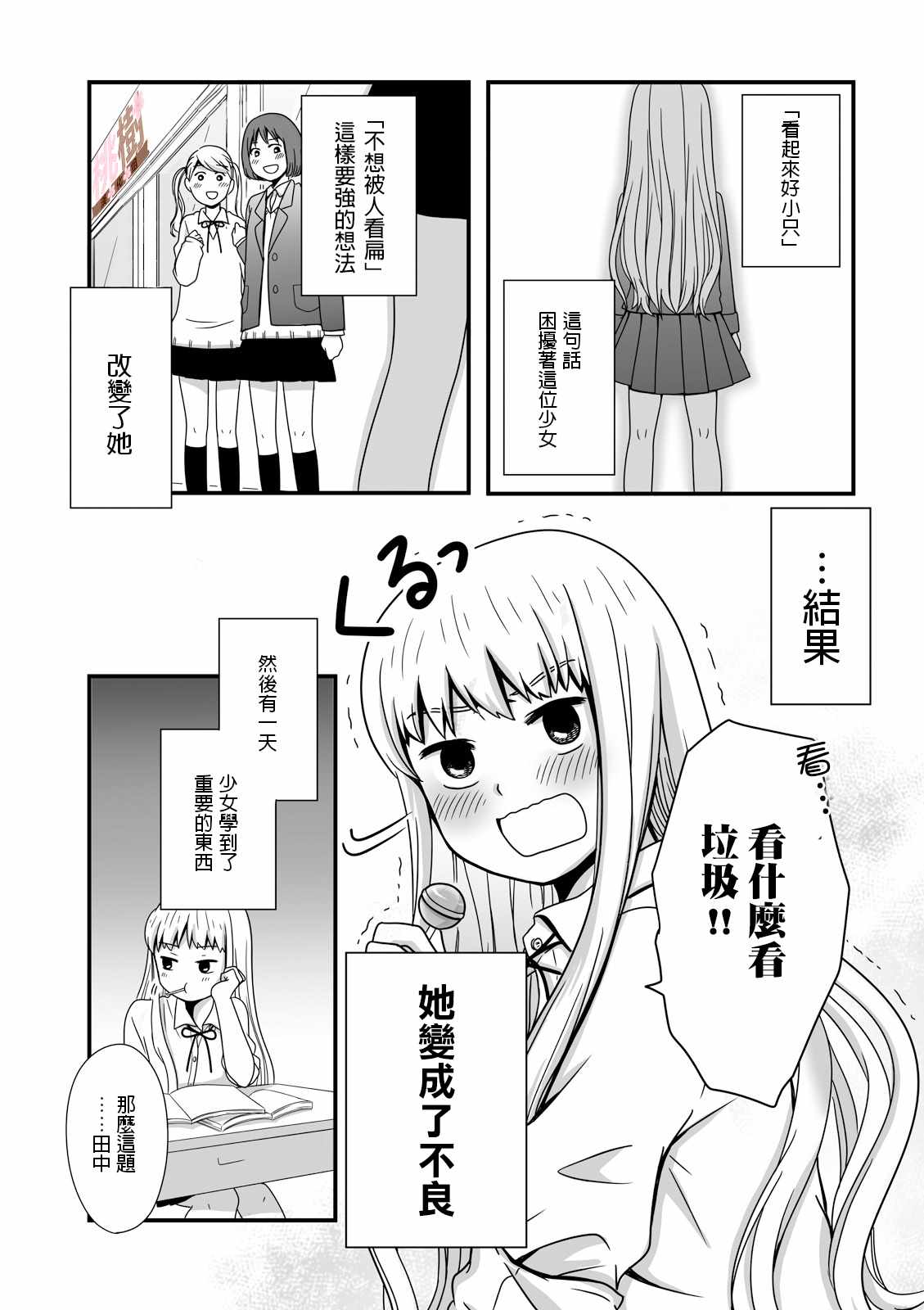 《女高中生的虚度日常》漫画最新章节第8话免费下拉式在线观看章节第【1】张图片