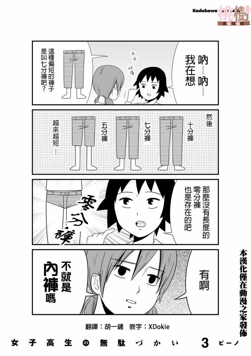 《女高中生的虚度日常》漫画最新章节虚度日常 小四格3免费下拉式在线观看章节第【1】张图片