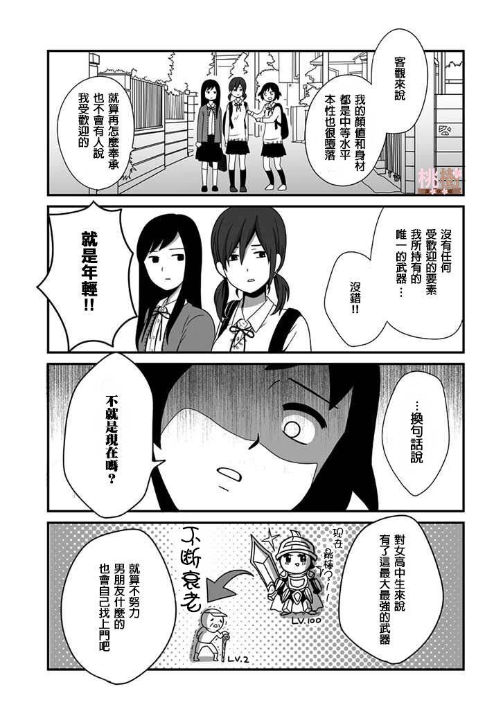 《女高中生的虚度日常》漫画最新章节第1话免费下拉式在线观看章节第【4】张图片