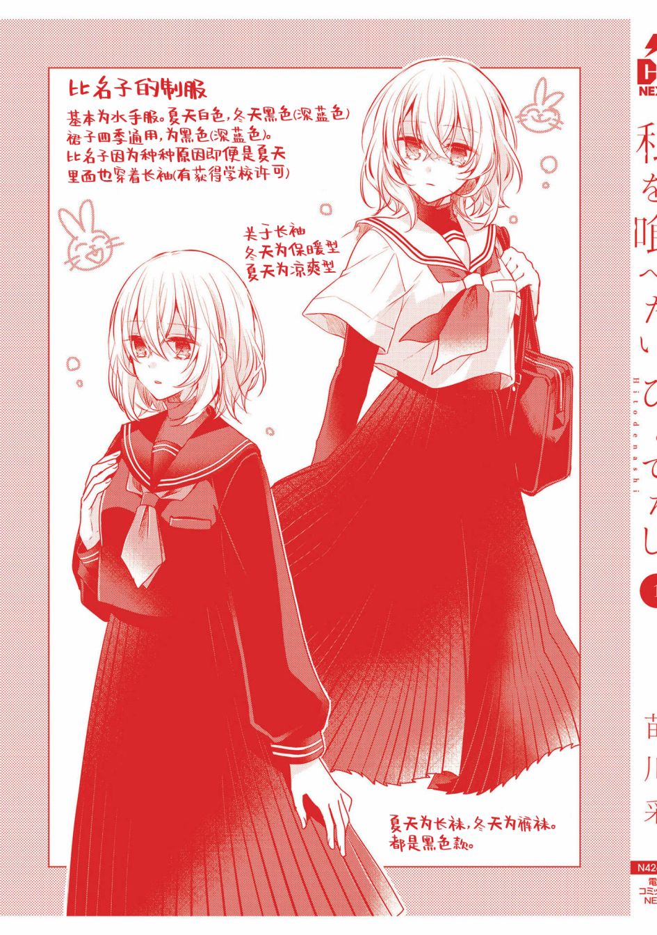 《想吃掉我的非人少女》漫画最新章节一卷番外免费下拉式在线观看章节第【20】张图片