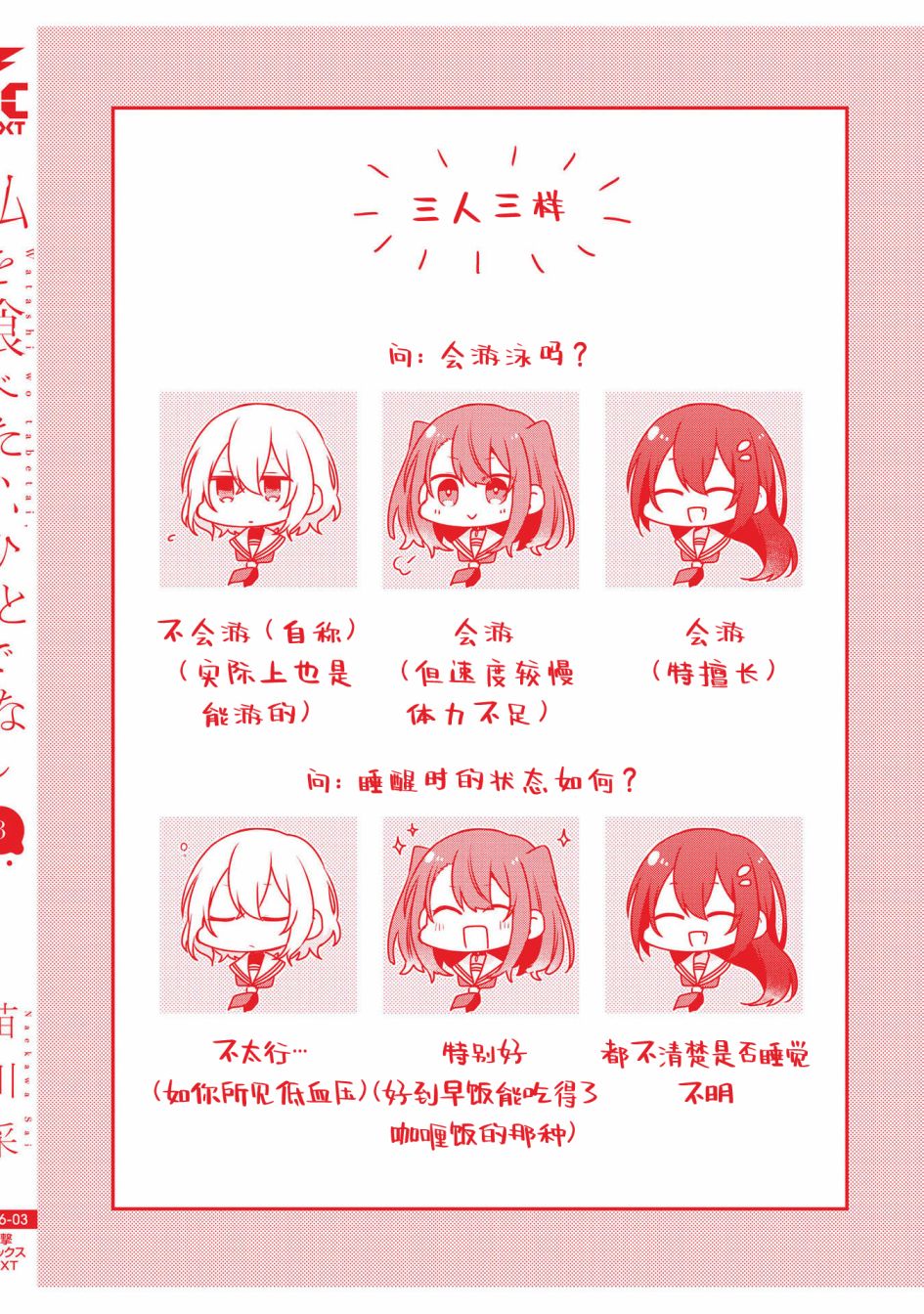 《想吃掉我的非人少女》漫画最新章节3卷番外免费下拉式在线观看章节第【22】张图片