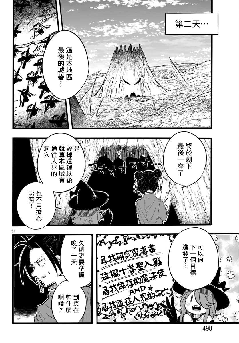 《魔法少女崩帝拳》漫画最新章节第12话免费下拉式在线观看章节第【33】张图片