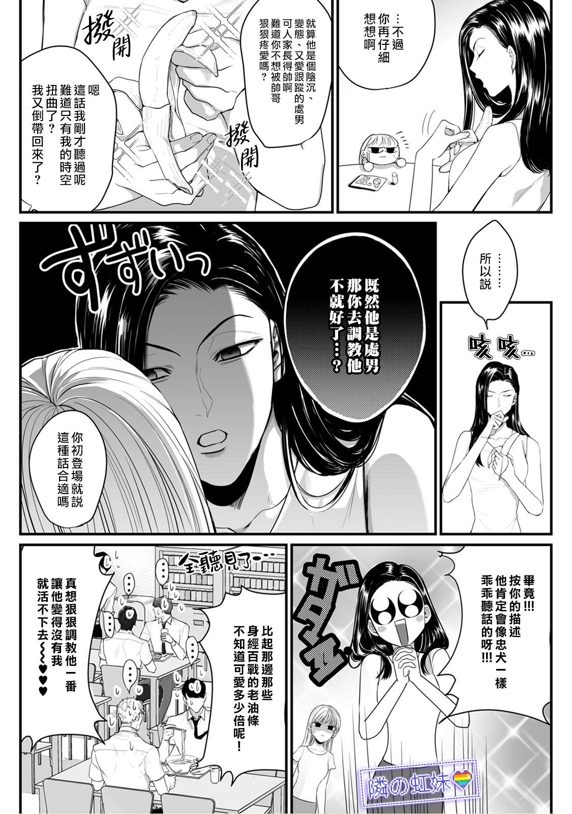 《邻座的变态前辈》漫画最新章节第3话免费下拉式在线观看章节第【7】张图片