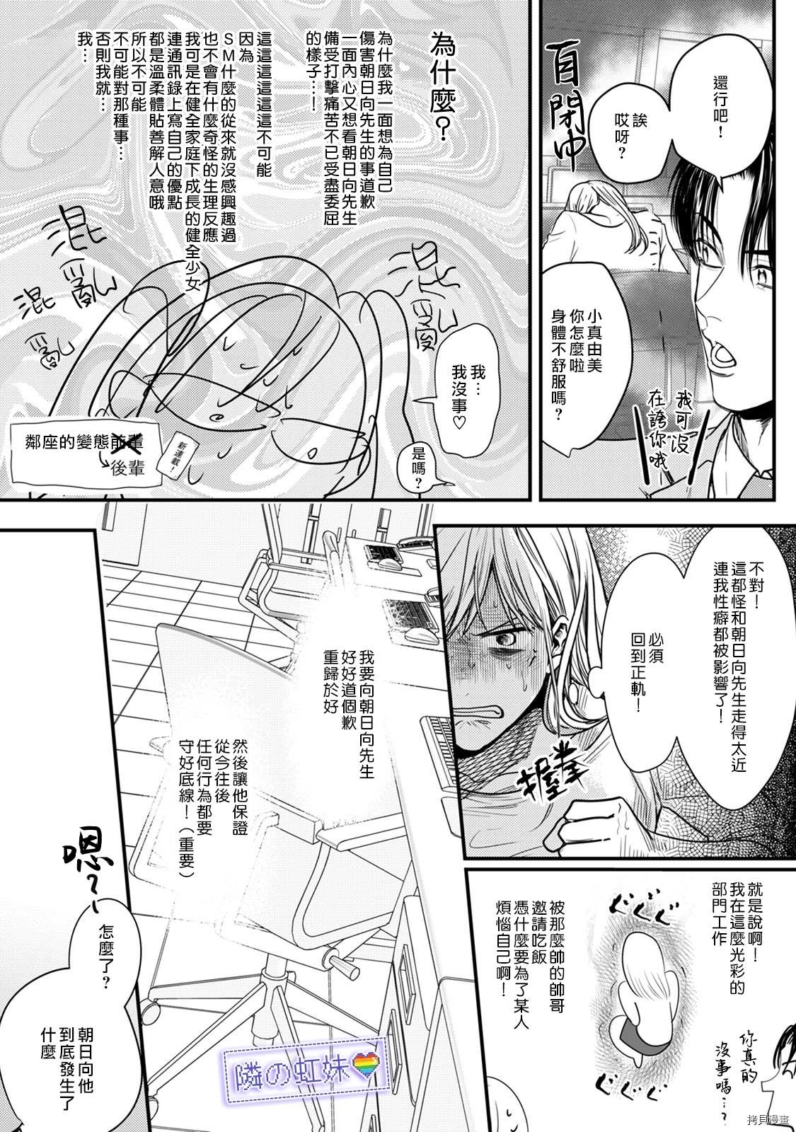 《邻座的变态前辈》漫画最新章节第6话免费下拉式在线观看章节第【7】张图片