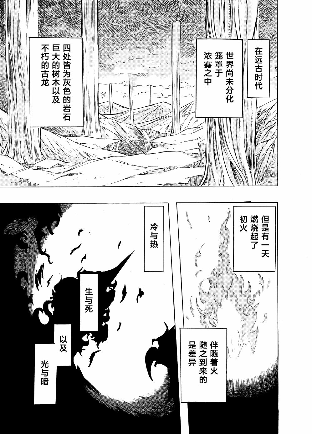 《黑暗之魂考察日记》漫画最新章节第1话免费下拉式在线观看章节第【1】张图片