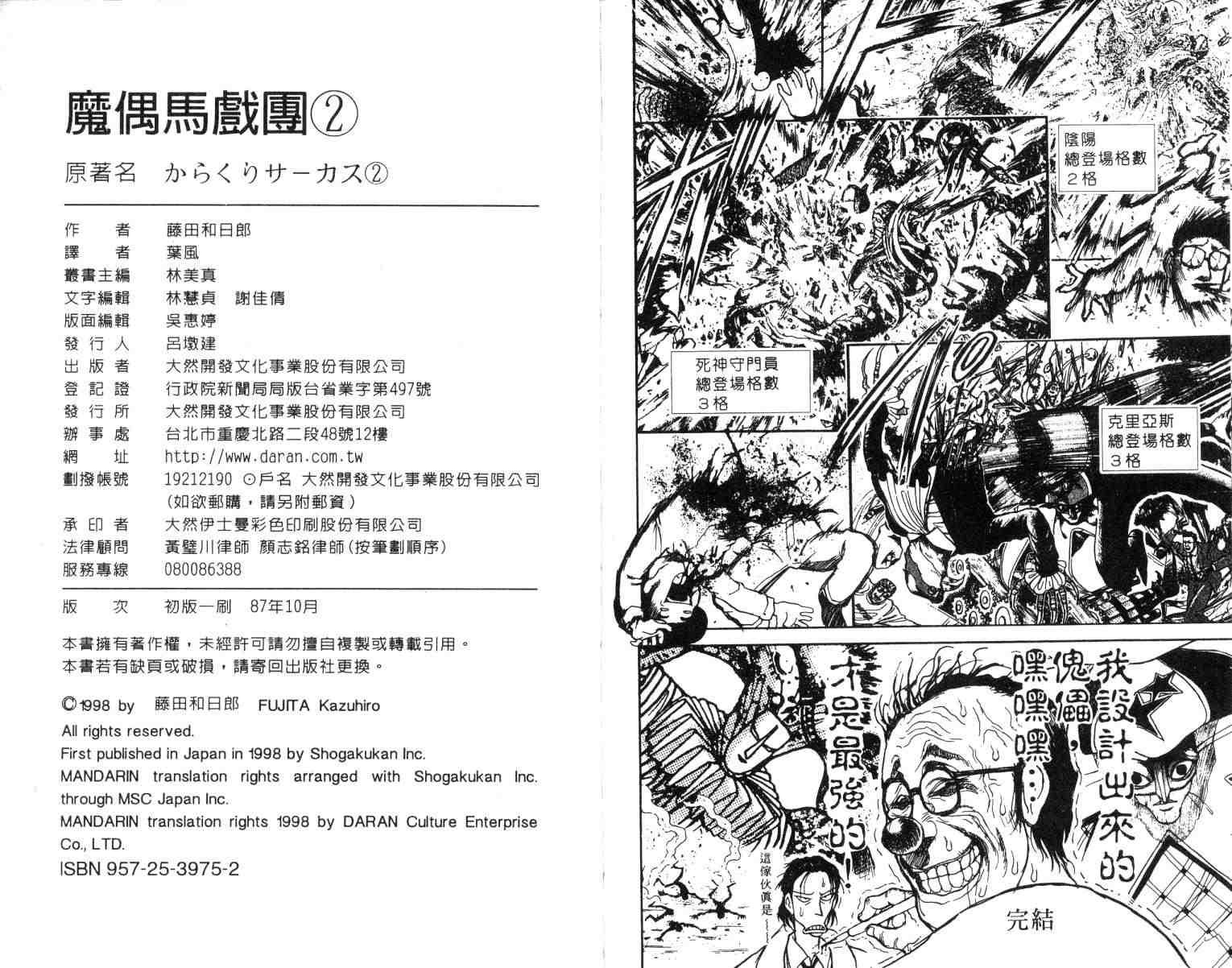 《魔偶马戏团》漫画最新章节第2卷免费下拉式在线观看章节第【95】张图片