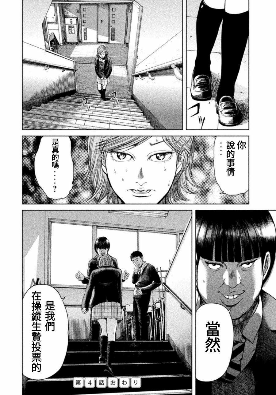 《生贽投票》漫画最新章节第4话免费下拉式在线观看章节第【20】张图片