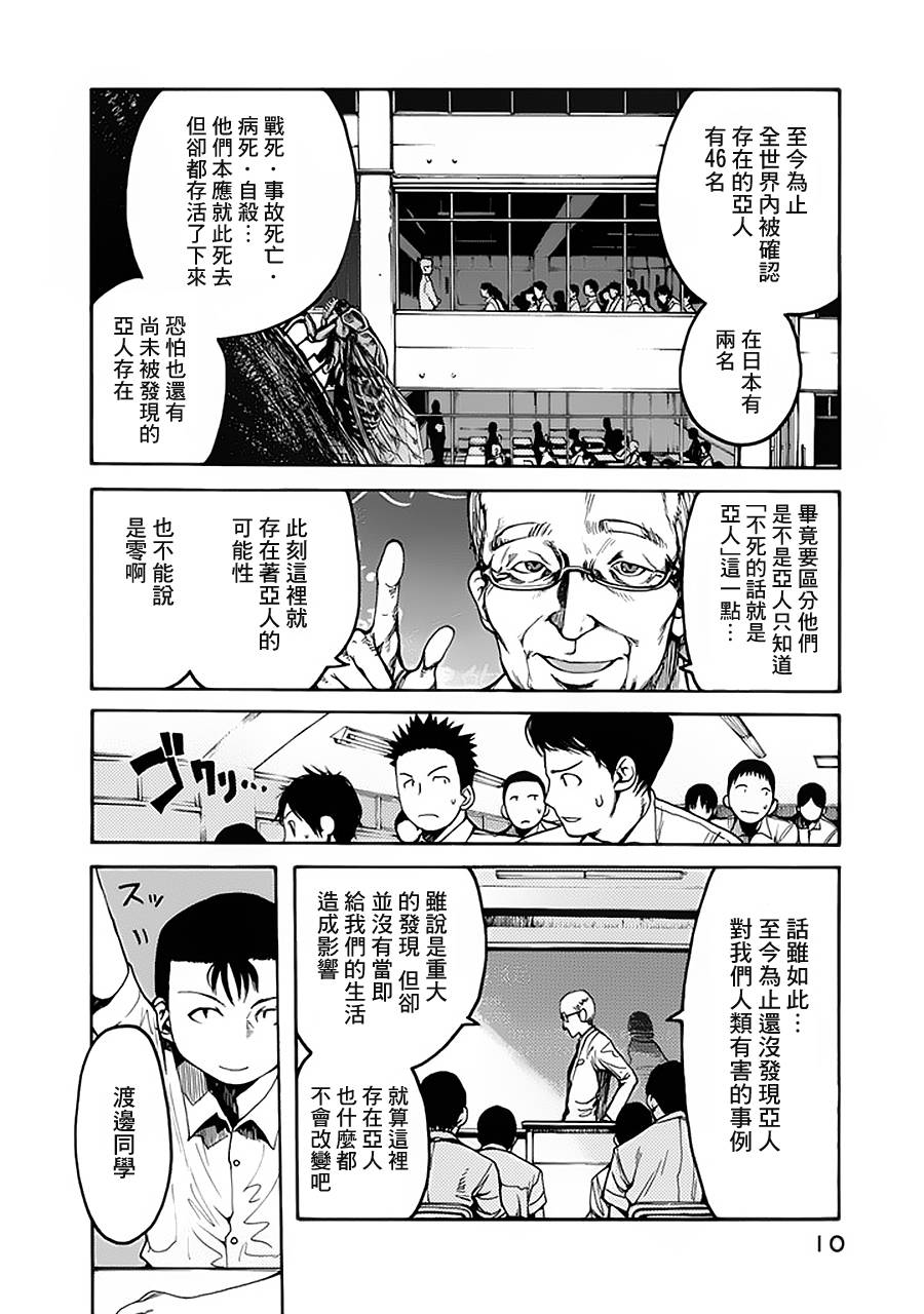 《亚人》漫画最新章节第1话免费下拉式在线观看章节第【10】张图片