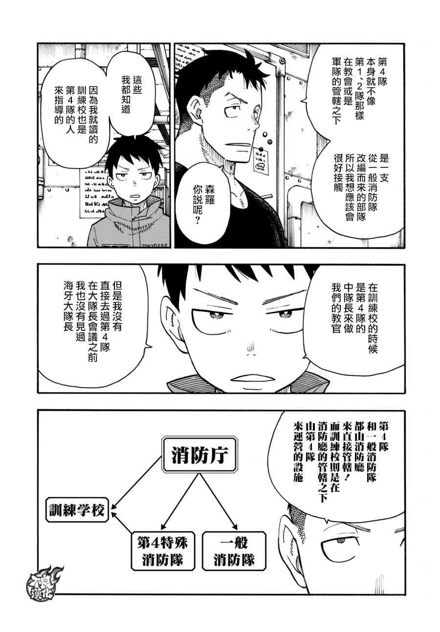 《炎炎之消防队》漫画最新章节第93话 第4特殊消防队免费下拉式在线观看章节第【3】张图片