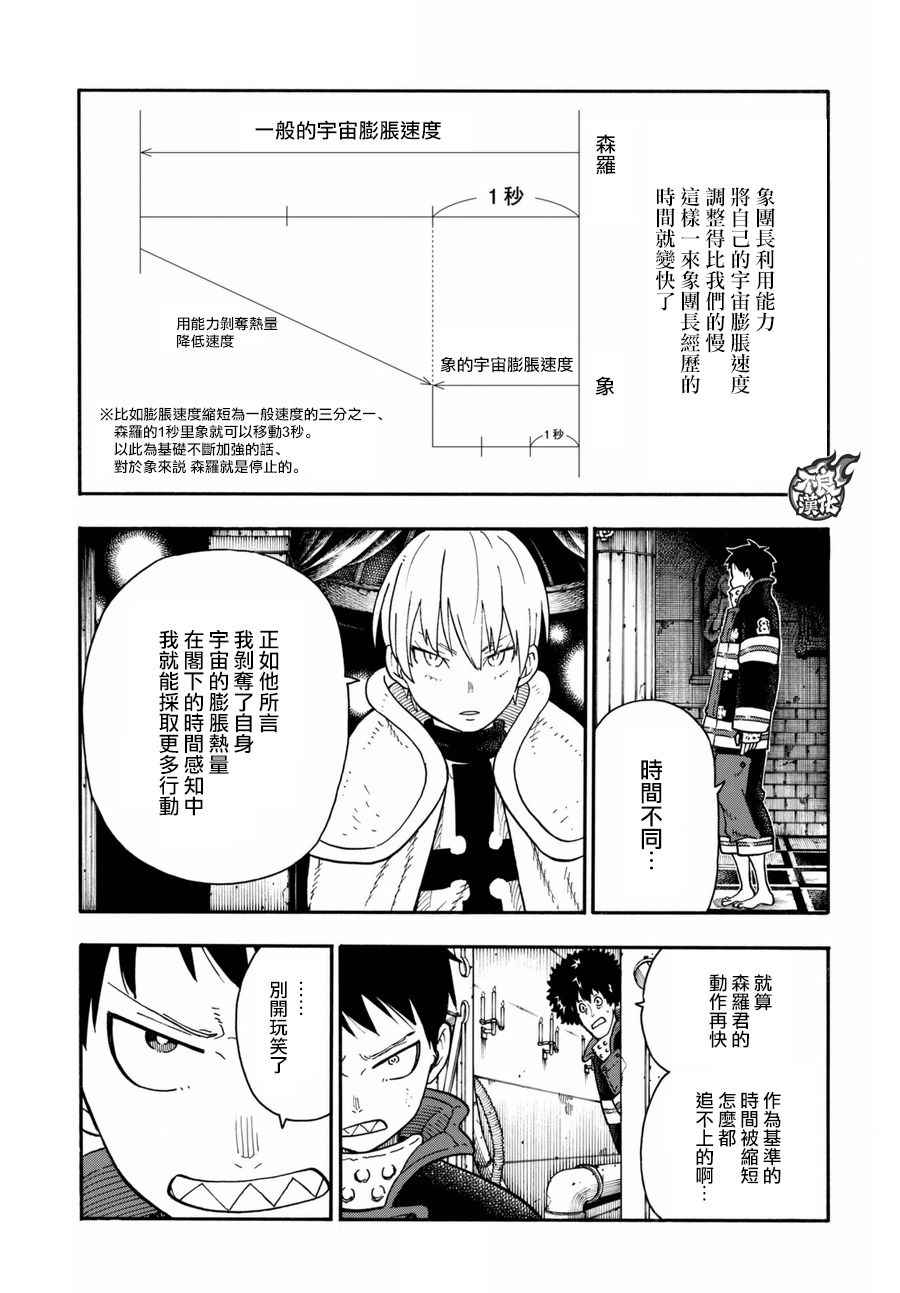 《炎炎之消防队》漫画最新章节第80话 “象的能力”免费下拉式在线观看章节第【9】张图片