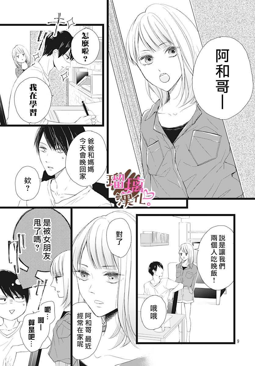 《不好意思，我哥是我男友》漫画最新章节第2话免费下拉式在线观看章节第【9】张图片